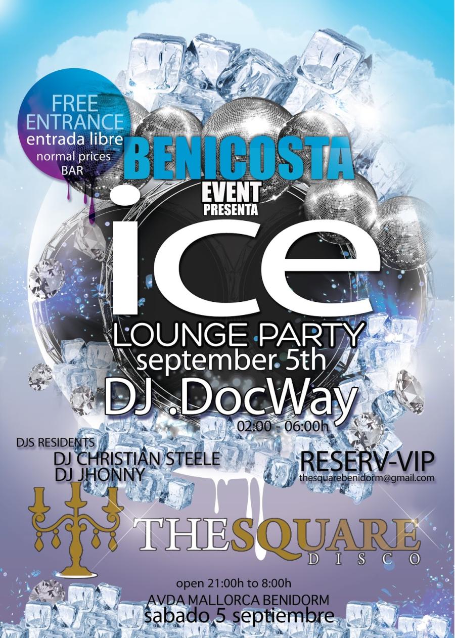Ice Lounge party el sábado 5 de septiembre